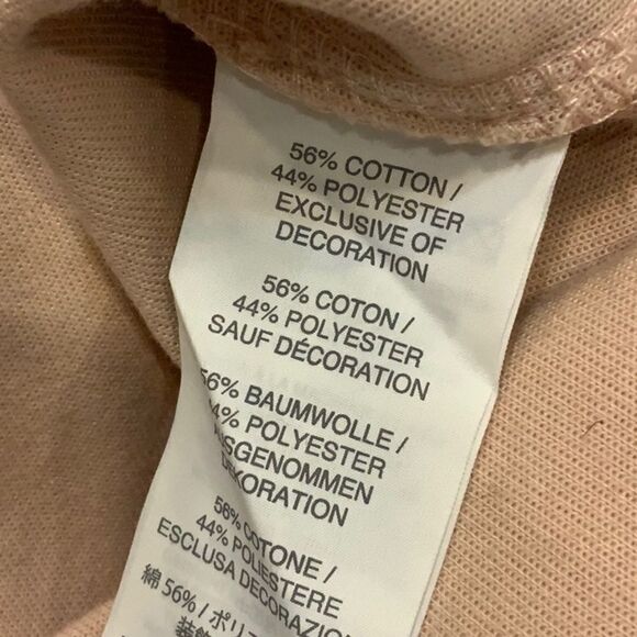 J. Crew S Pink Sequin-Trim Sweatshirt B7027 S Small - Picture 11 of 11